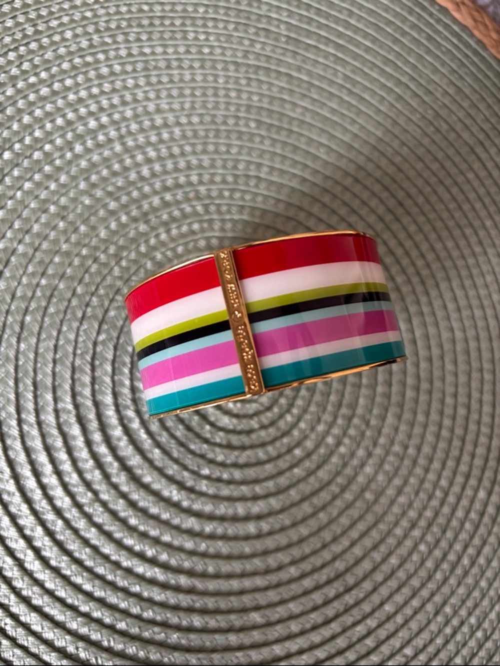 Kate Spade Bangle in beach towel print - Picture 3 of 8